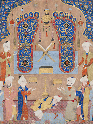 Title bearing image: «Scene in a Mosque », from the «Fālnāma» by Shah Tahmasp I., Iran, 1550/1560. © MAH Musée d’art, et d’histoire, Ville de Genève, Legs Jean Pozzi
