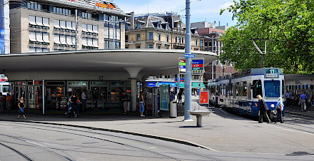 Zurich's squares in an interview: Bellevue