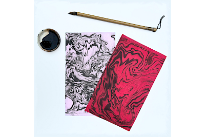 Workshop: ‘Suminagashi & Fukurotoji – Japanese marbling and bookbinding techniques’