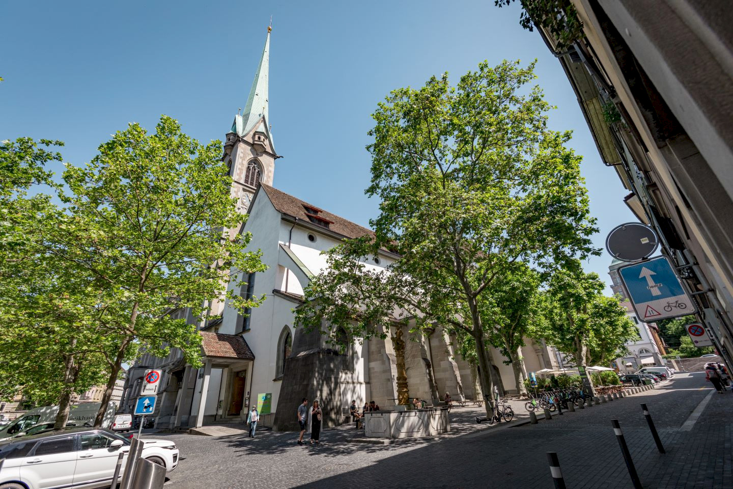 Die+Predigerkirche+am+Z%c3%a4hringerplatz.+%c2%a9+Lorena+La+Spada