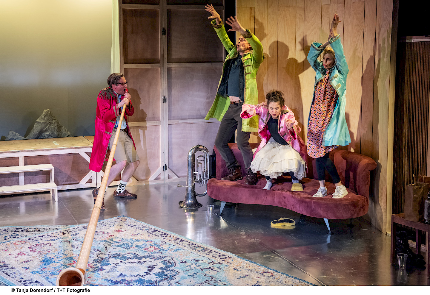 Axel Julius Fündeling, Alexandre Pelichet, Mia Lüscher, Katharina von Bock ©Tanja Dorendorf / T+T Fotografie