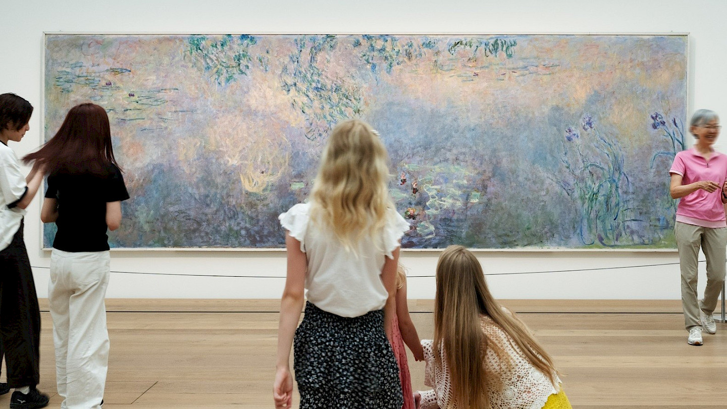 Claude Monet, Le Bassin aux nymphéas avec iris, 1914/1922, Kunsthaus Zürich, Geschenk Emil G. Bührle, 1952