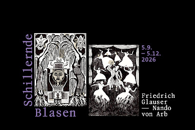 Nando von Arb, Zeichnung zu Glauser «Damals in Wien», 2026 | Bildgrafik: Rahel Arnold © Litar / Nando von Arb
