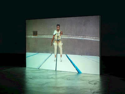Ausstellungsansicht, Ayo Akingbade, Crossing, Kunsthalle Zürich, 2026. Foto: Cedric Mussano