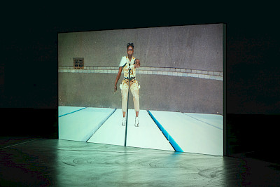 Ausstellungsansicht, Ayo Akingbade, Crossing, Kunsthalle Zürich, 2026. Foto: Cedric Mussano
