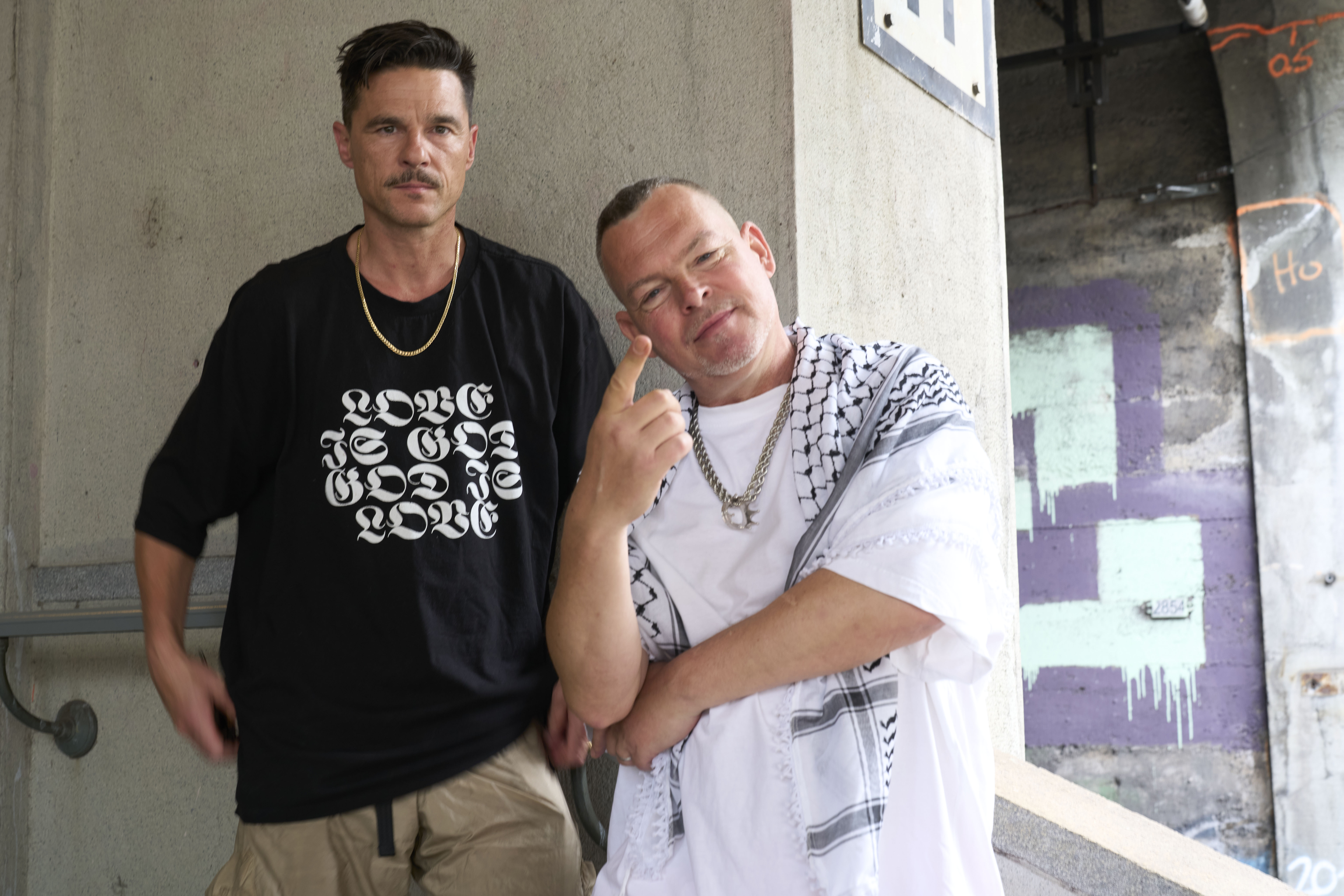 EKR mit seinem Produzenten Kwest (Foto © John Patrick Walder)