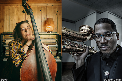 Unbelievable! | Concert by Silvia Bolognesi (bass) and James Brandon Lewis (saxophone)​